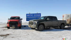 The 2022 Toyota Tundras, in the Canadian tundra